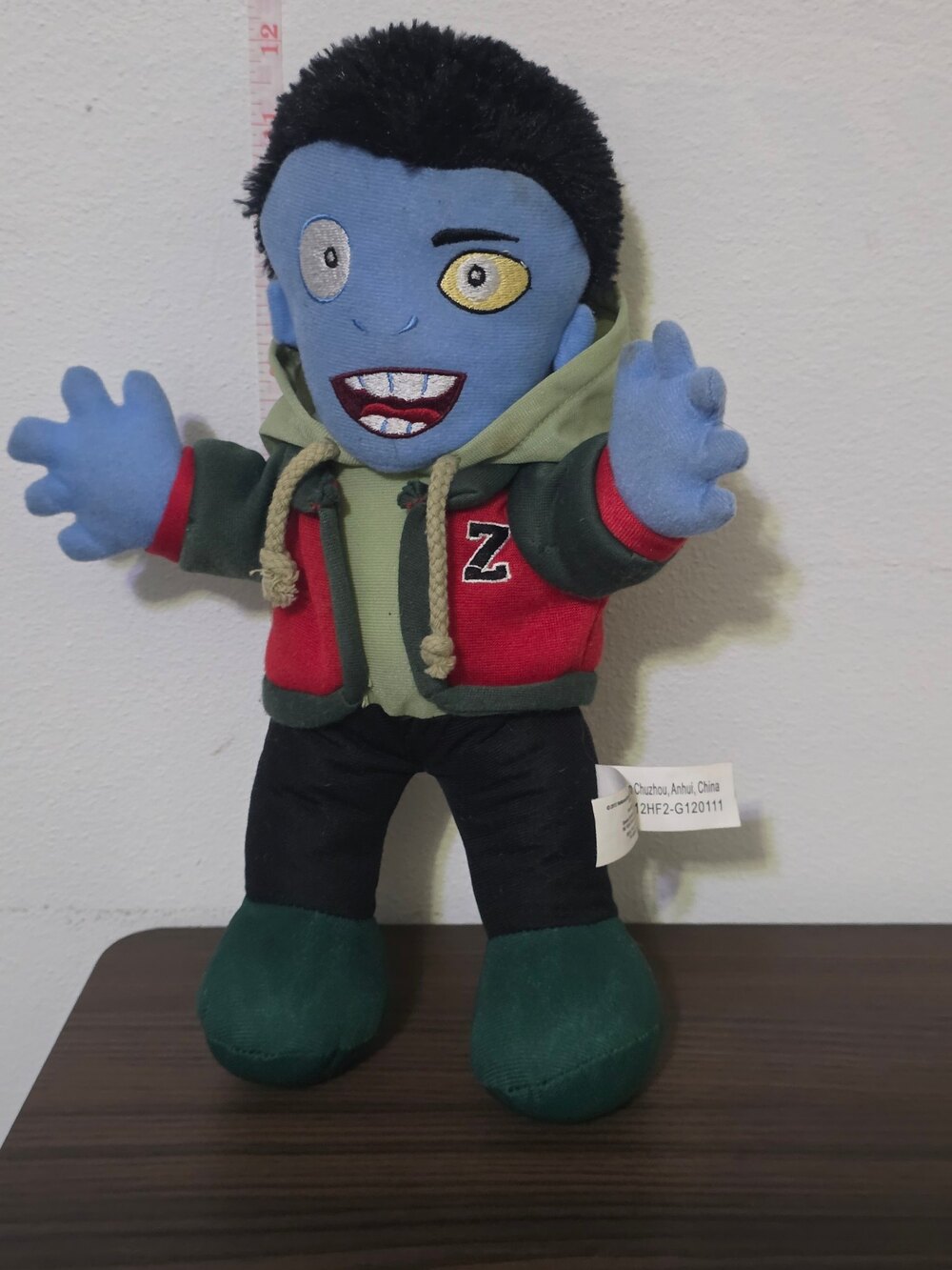 vintage 2012 Sugar Loaf "Zombie High" blue-skinned jock plush